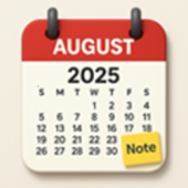 August 2025 Calendar